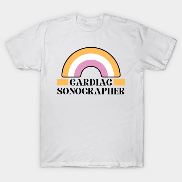 Cardiac Sonographer T-Shirt by Haministic Harmony